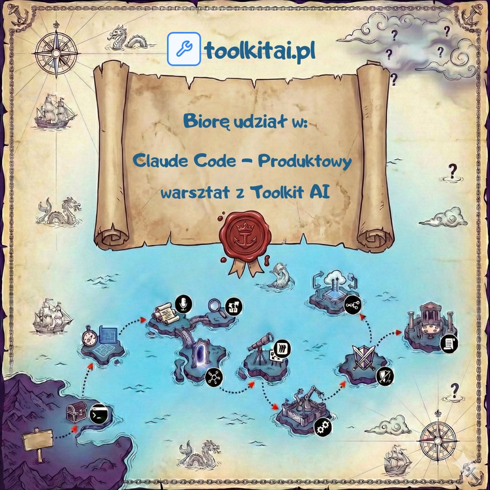 Claude Code - Warsztaty produktowe Toolkit AI · Zoom · Luma