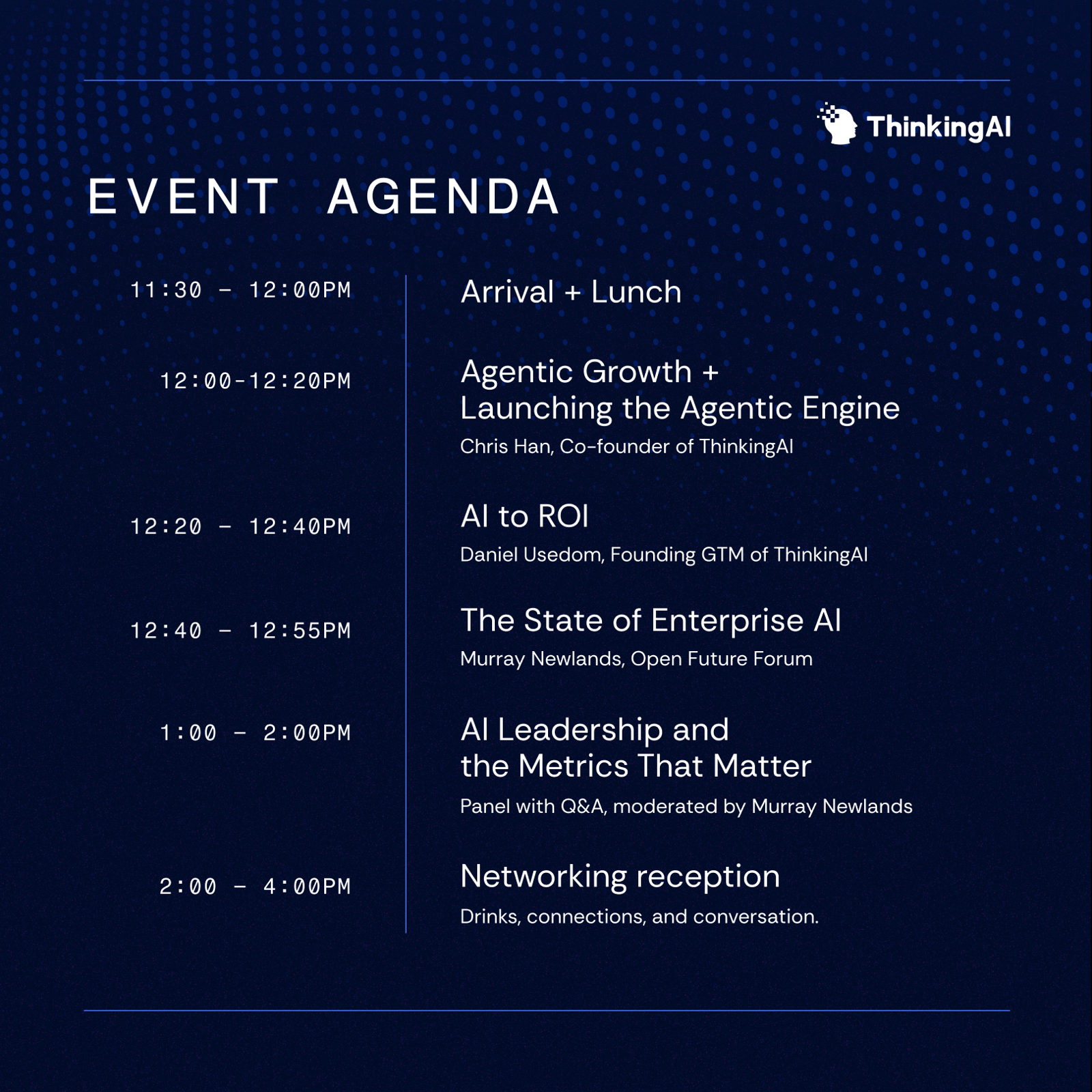 ThinkingAI Agentic Growth Summit 2026