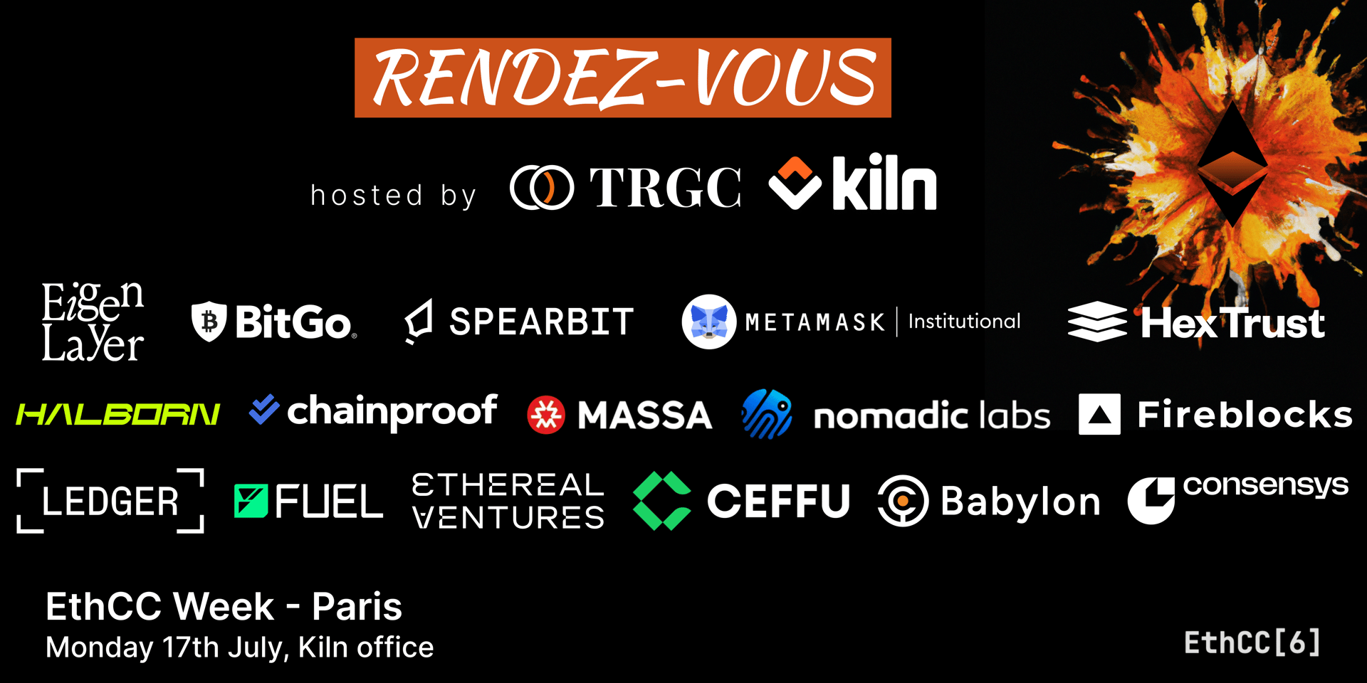 Cover Image for [EthCC 2023] Kiln Rendez-Vous - Powered by TRGC 