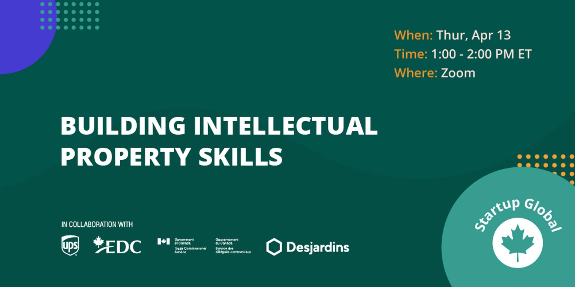 Cover Image for Building Intellectual Property Skills | Startup Global