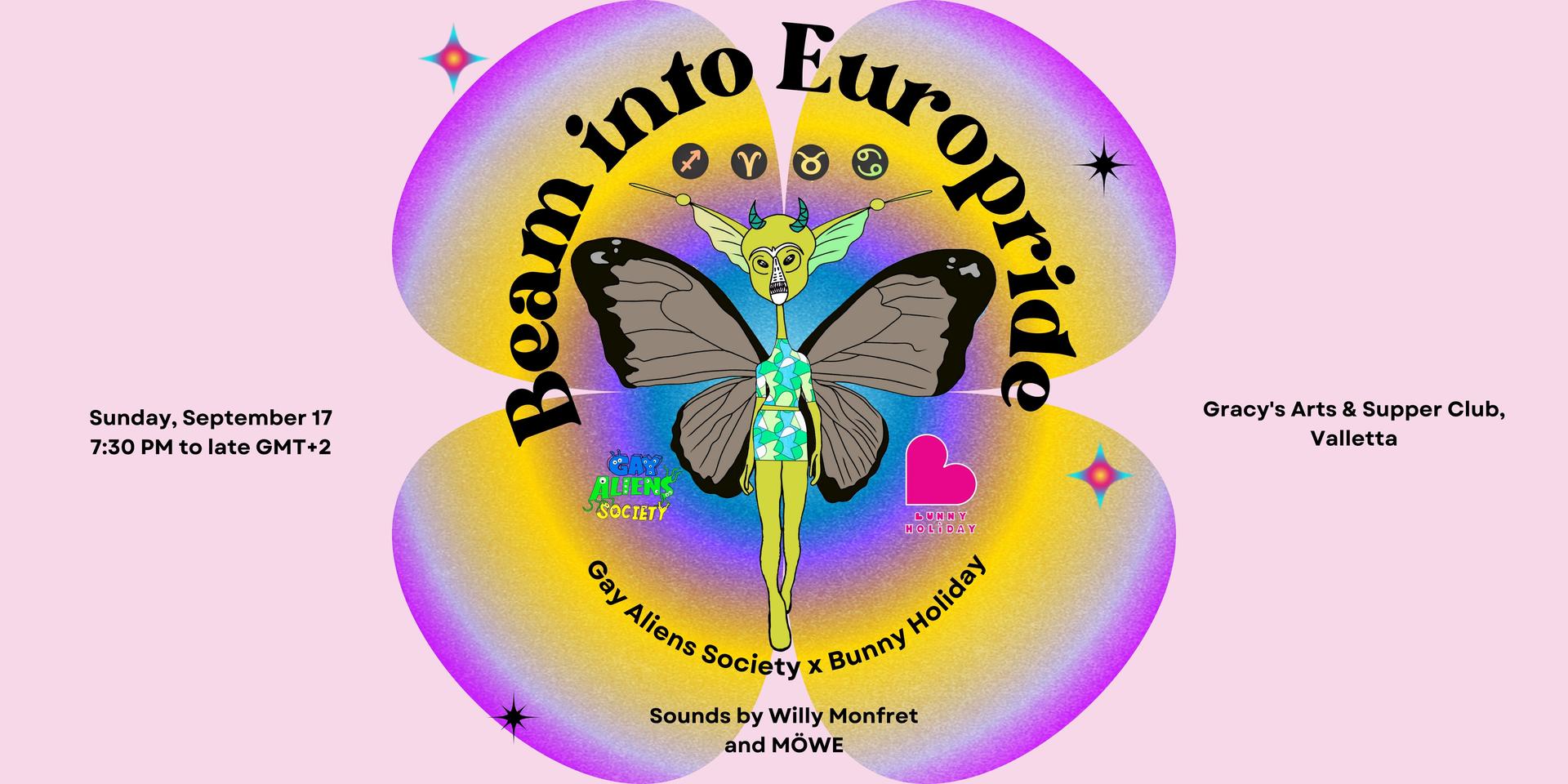 Cover Image for Beam into Europride with Gay Aliens Society x Bunny Holiday 