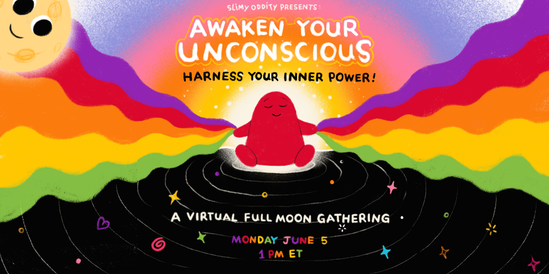 Cover Image for 🍓 Full Moon Gathering June 2023: Awaken Your Unconscious 🍓