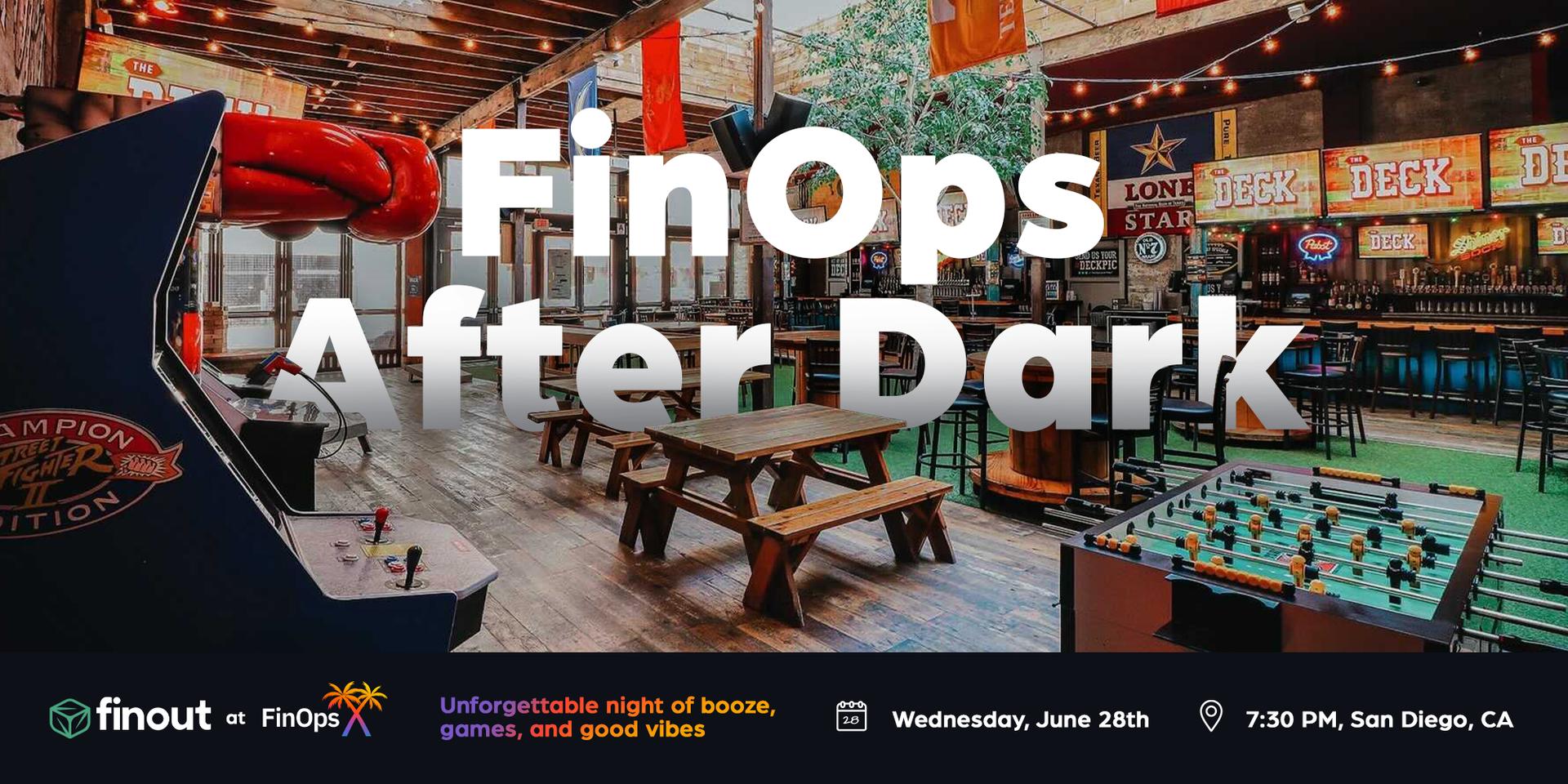 Cover Image for Finout's FinOpsX Event- FinOps After Dark