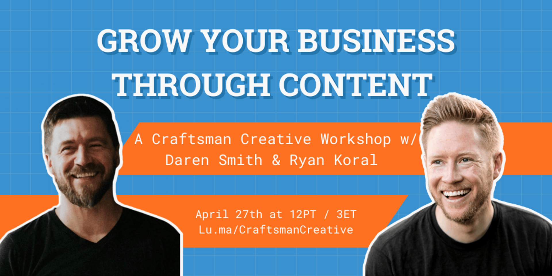 Cover Image for Grow Your Business Through Content | Craftsman Creative Workshop