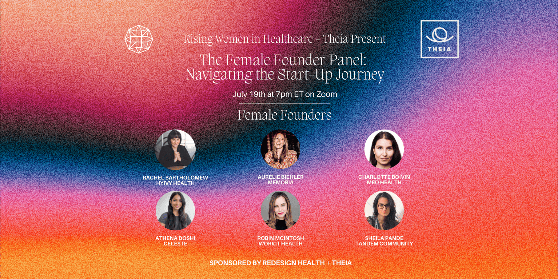 Cover Image for The Female Founder Panel: Navigating the Start-Up Journey with Redesign Health & Theia