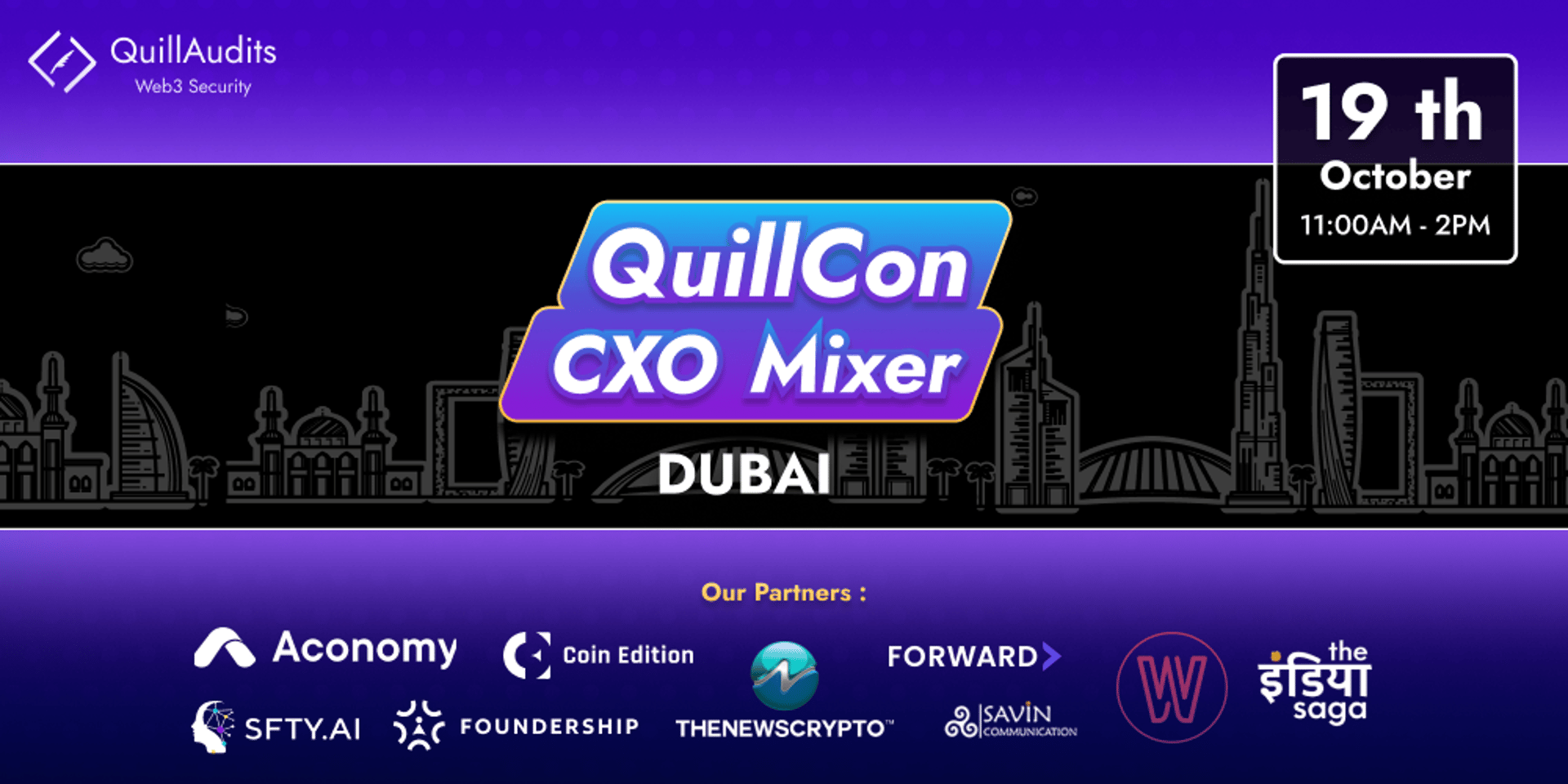 QuillCon CXO Mixer Dubai Edition · Luma
