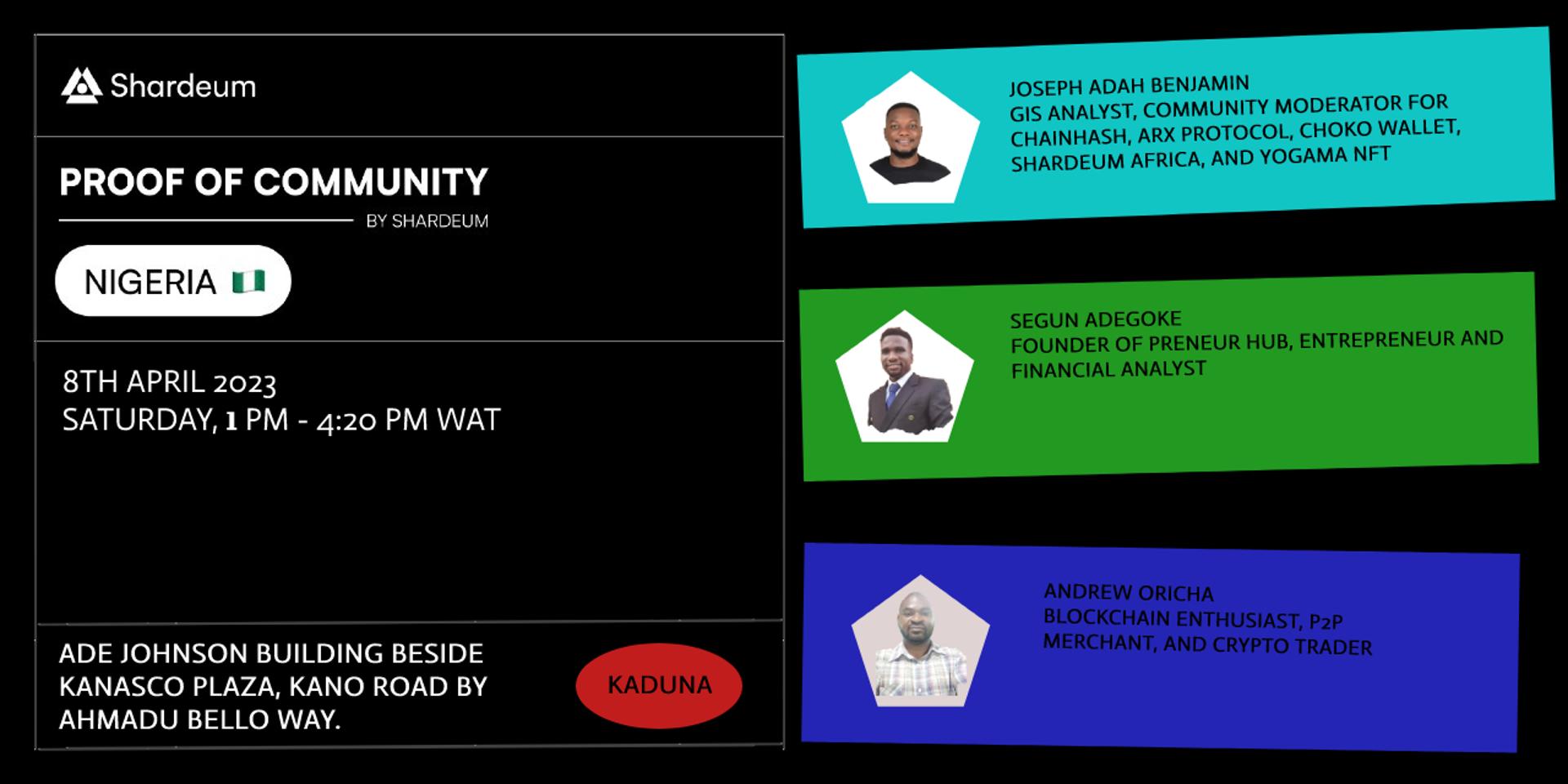 Cover Image for Shardeum (Kaduna) Nigeria Web3 meetup