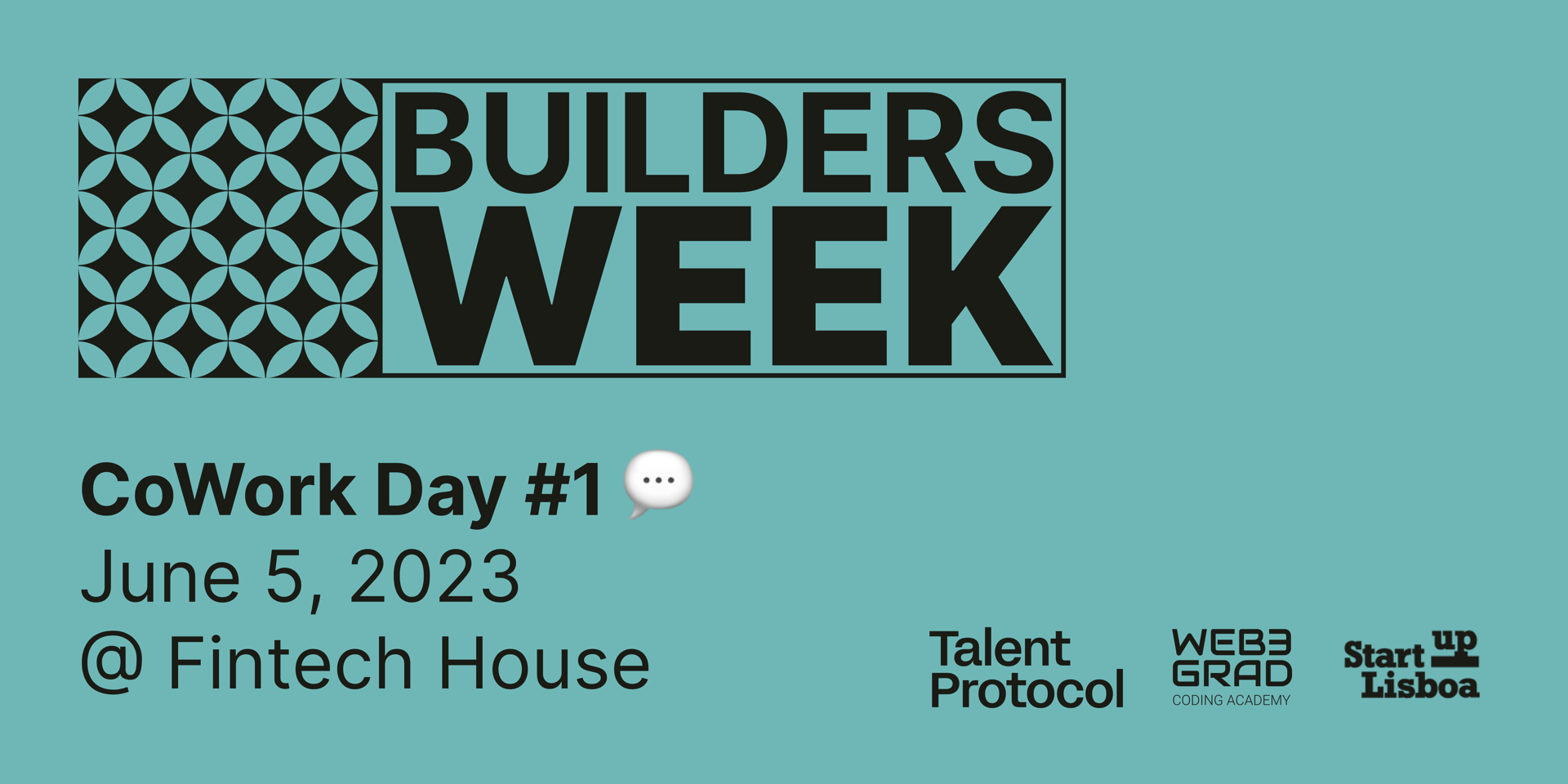 Cover Image for Builders Week — CoWork Day @ Fintech House