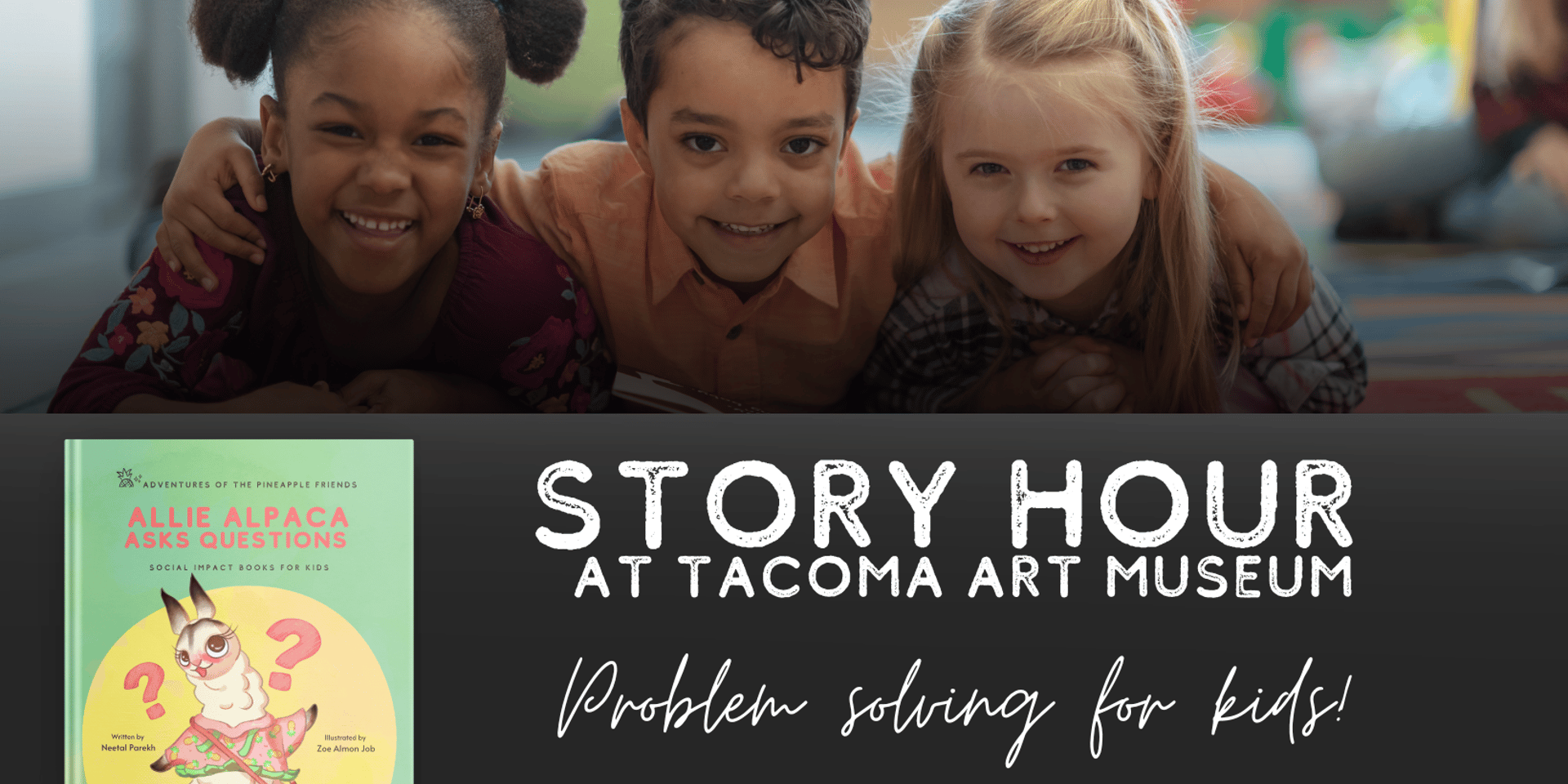 Cover Image for Story Hour @ Tacoma Art Museum! 🍍 Problem Solving for Kids