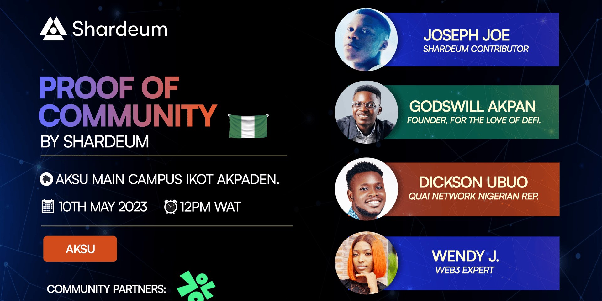 Cover Image for Shardeum UNIUYO, Nigeria Web3 meetup