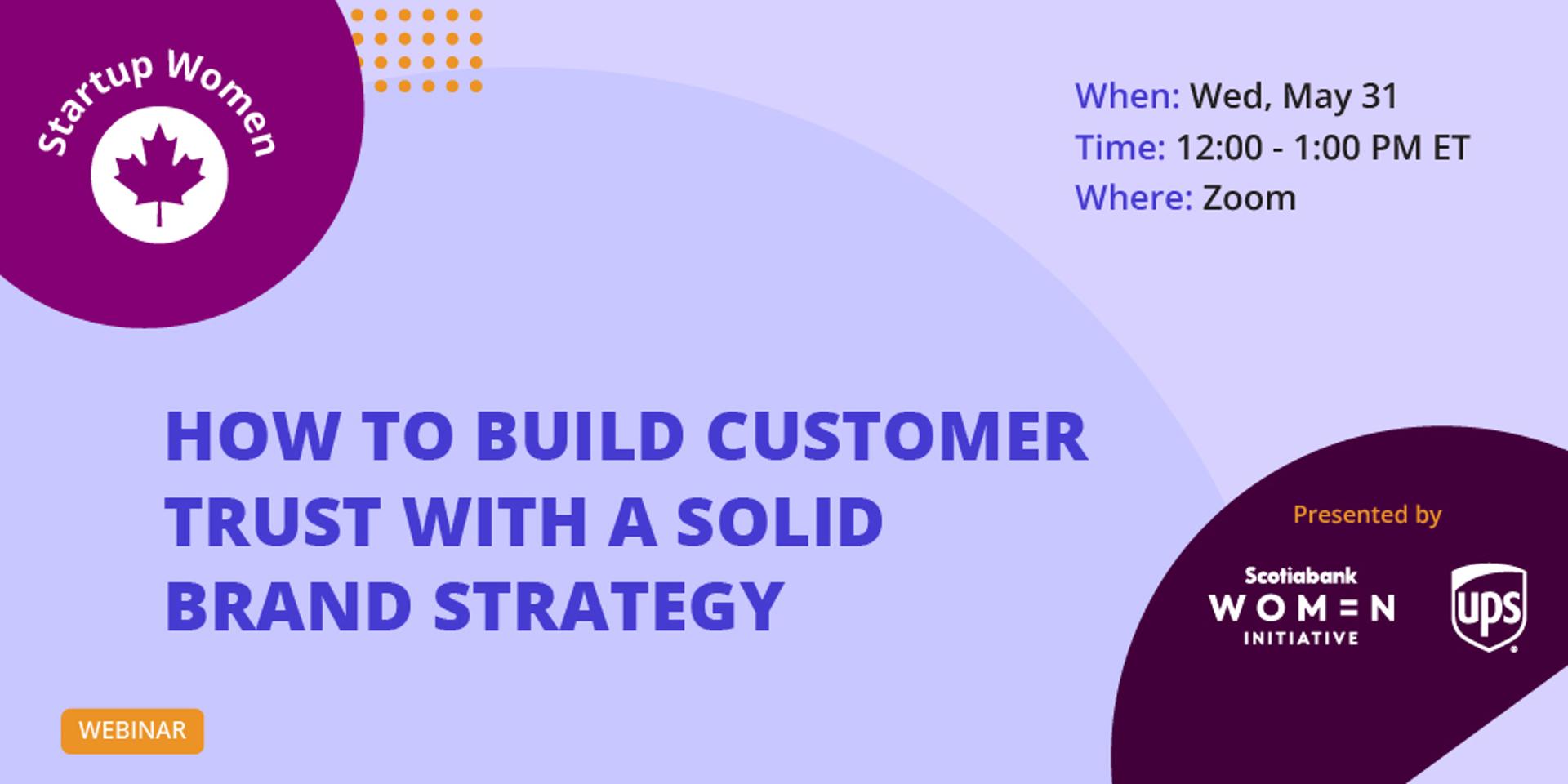 Cover Image for How to Build Customer Trust with a Solid Brand Strategy | Startup Women