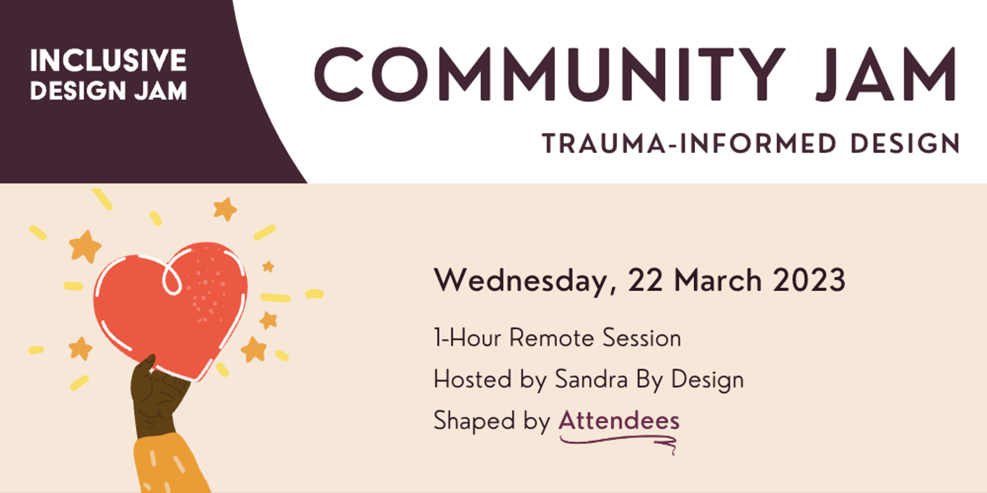 Cover Image for March Community Jam: Trauma-Informed Design