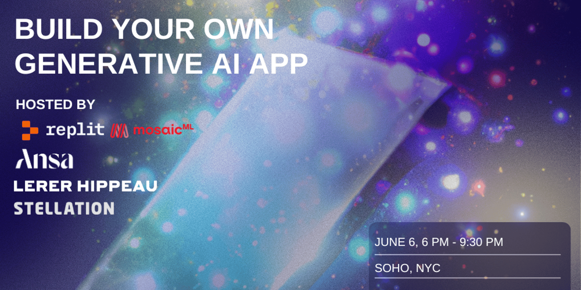 Cover Image for  NYC Build Your Own Generative AI App with Replit