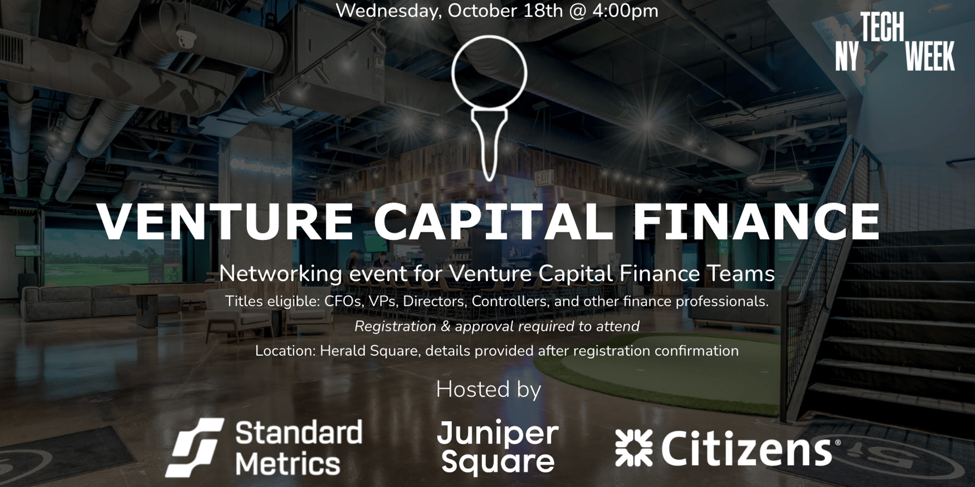 Venture Capital Finance Teams Networking Hosted by Juniper Square
