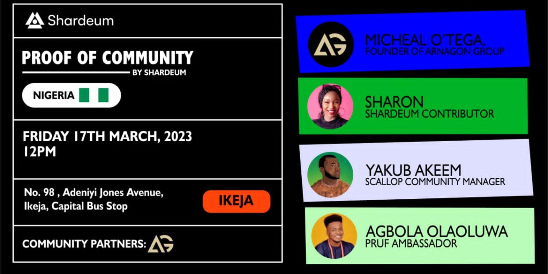 Cover Image for Shardeum Ikeja , Nigeria Web3 meetup