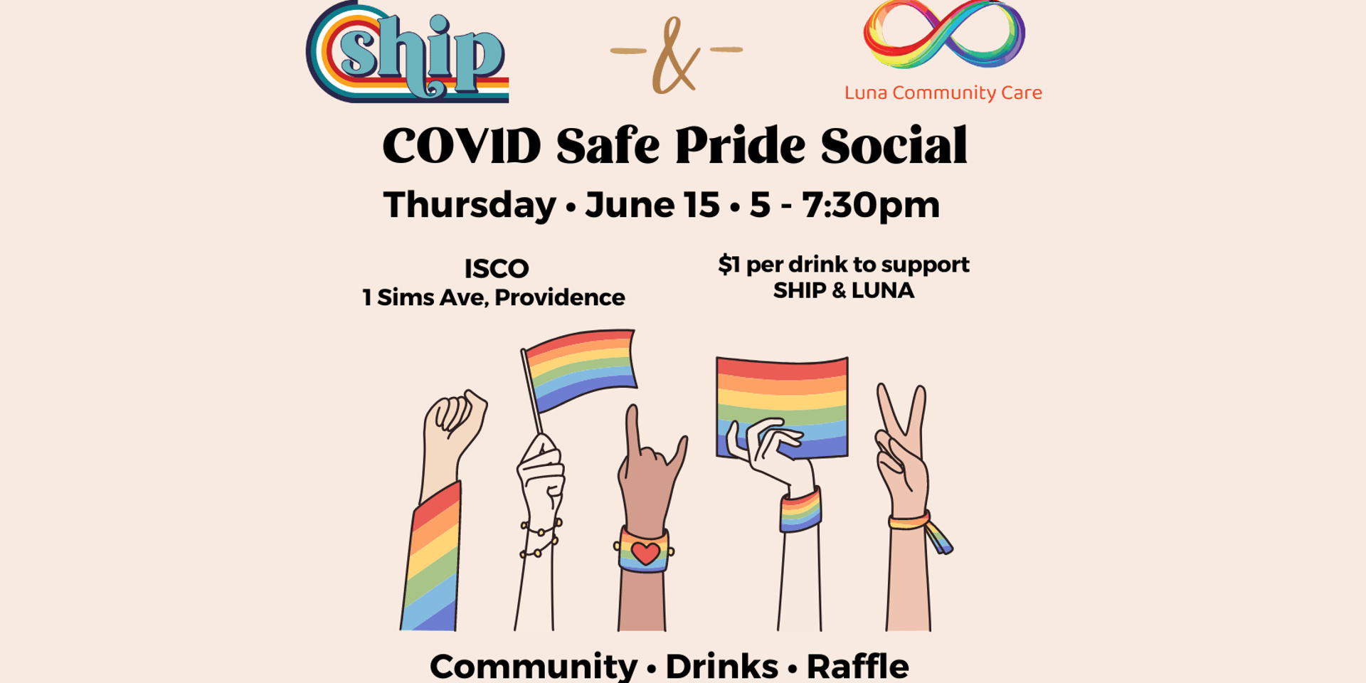 Cover Image for SHIP x LUNA COVID Safe Pride Social