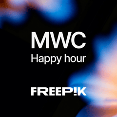 Connection, Not Noise: MWC Happy Hour by Freepik