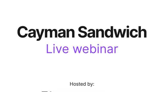 Cayman Sandwich for founders raising in the U.S. | Lazo & Caravela Capital