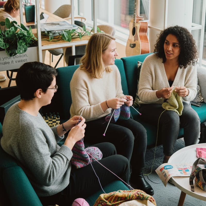 Knit & Connect Knitting Club at Zoku Copenhagen