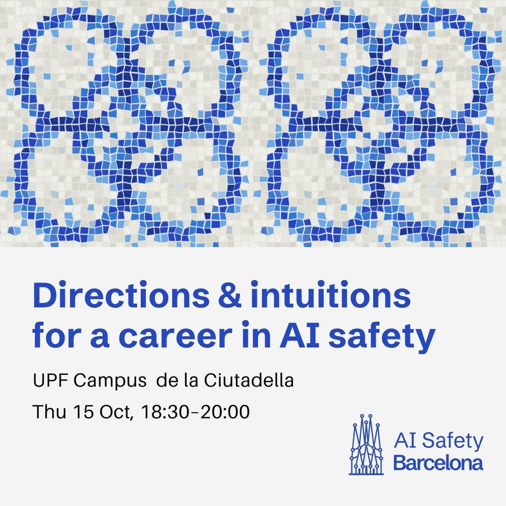 Portada de Directions & intuitions for a career in AI safety