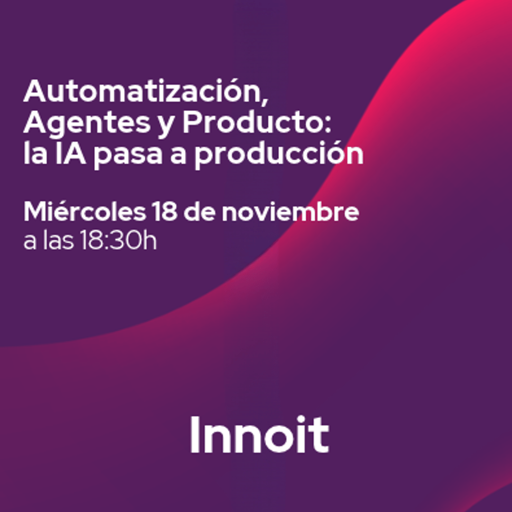 Portada de Automatización, Agentes y Producto: la IA pasa a producción