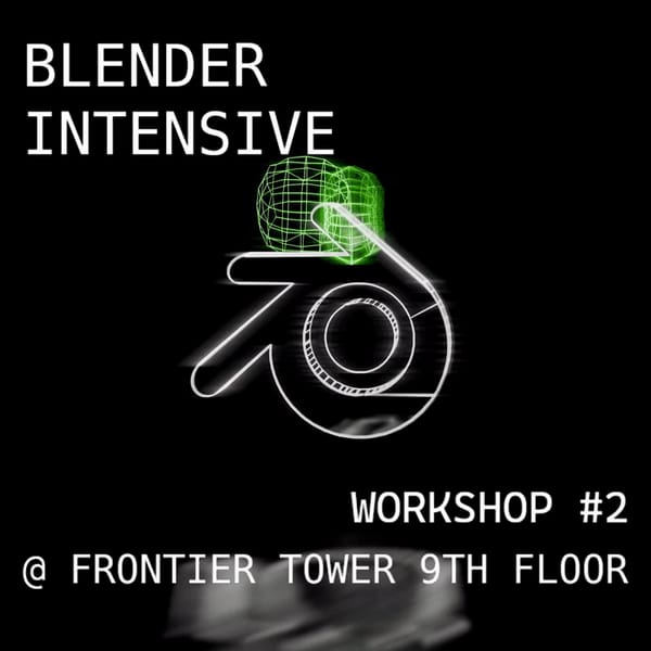 3D Modelling with Blender Intensive - Workshop 2 | Immersive Commons