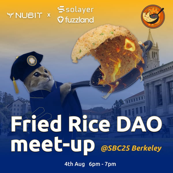 Fried Rice DAO Meet-up @SBC25 Berkeley