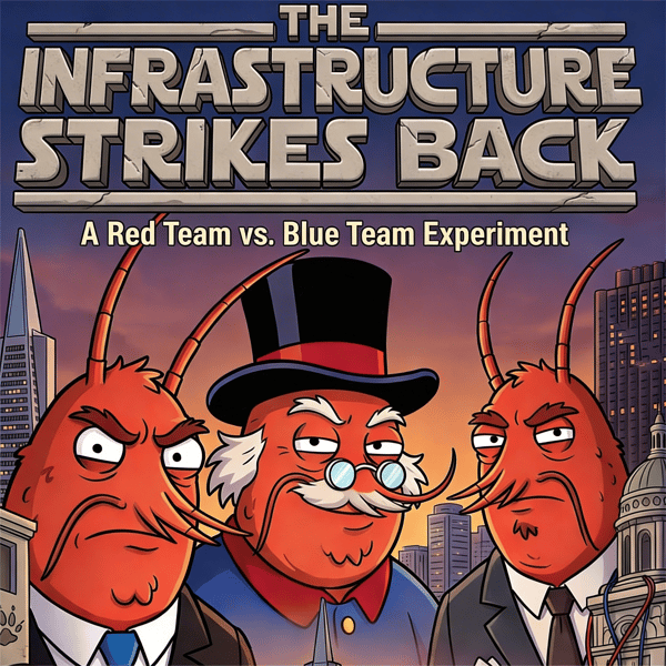 The Infrastructure Strikes Back: An Adversarial Agent Experiment