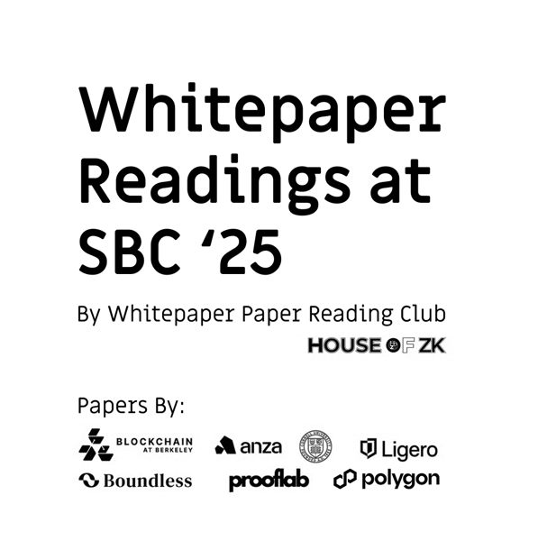 Whitepaper Reading at SBC 25