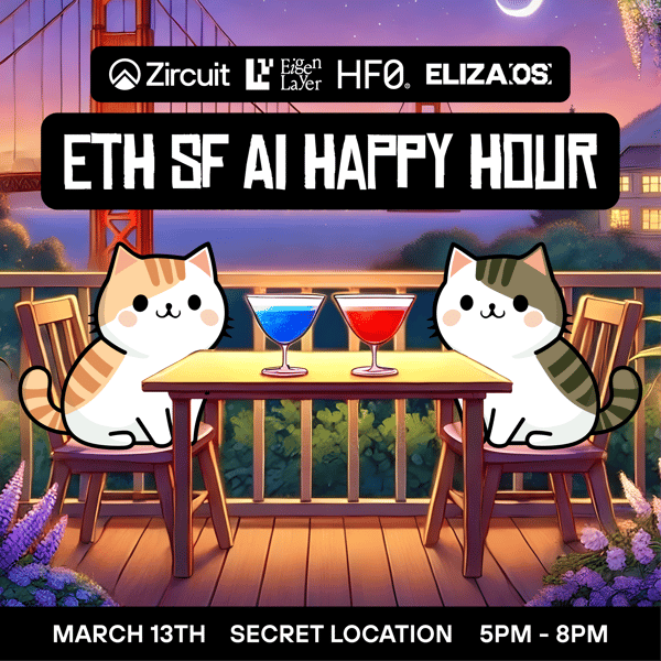Zircuit x HF0 x Eigenlayer x ElizaOS AI x Kite AI HH @ ETH SF