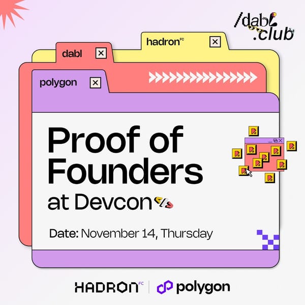 Founder's Night with EduDAO - Dabl Club - Polygon