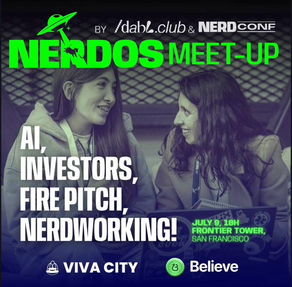 best pitch takes home $100 🏆 l Nerdos Meetup: ai, nerds, pizza, pitches