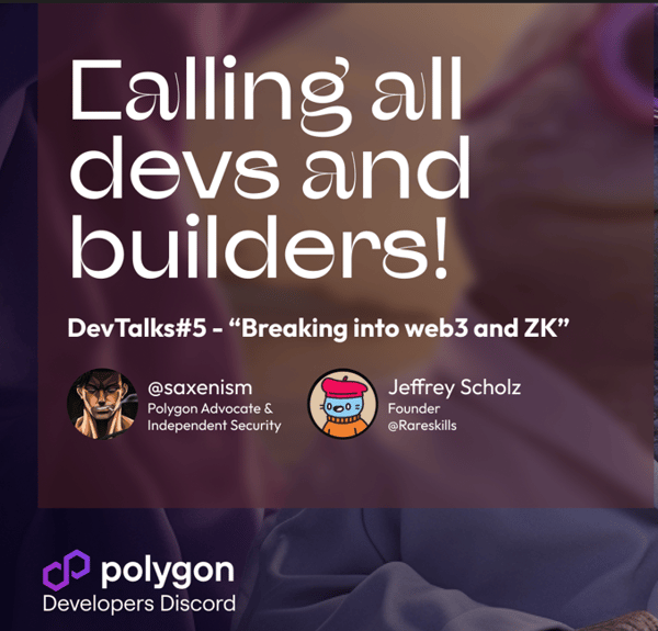 🔏 DevTalks#5 : Breaking into Web3 and ZK