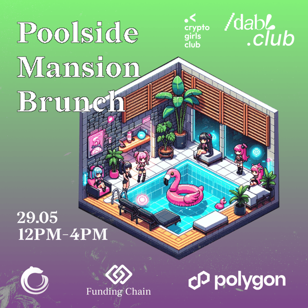 Women Hack Day: Poolside Mansion Brunch w/ crypto girls club
