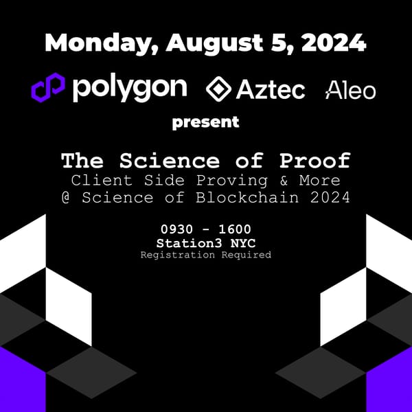 The Science of Proof: Client Side Proving & More at SBC24