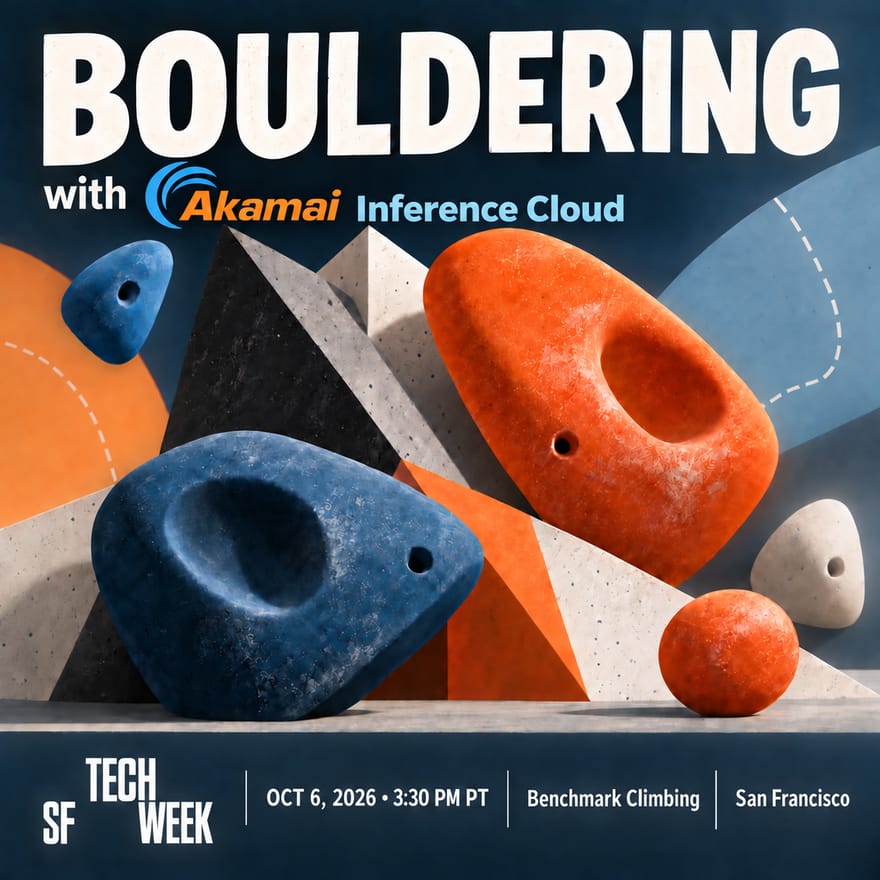 Bouldering with Akamai Inference Cloud - #SFTechWeek