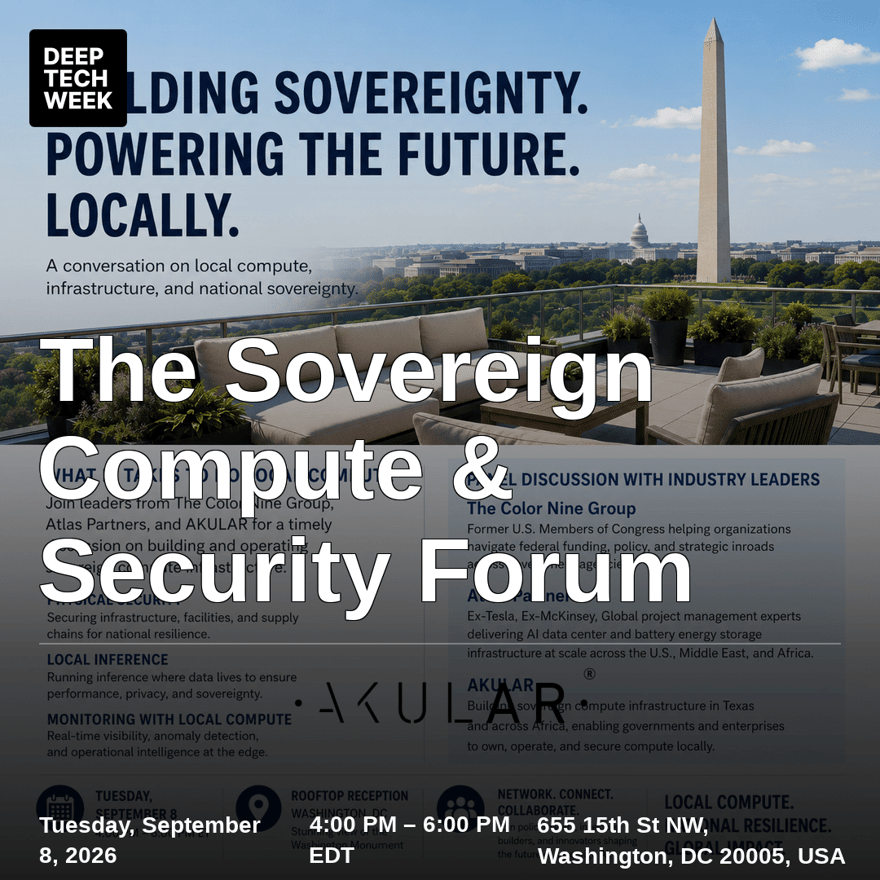 The Sovereign Compute & Security Forum