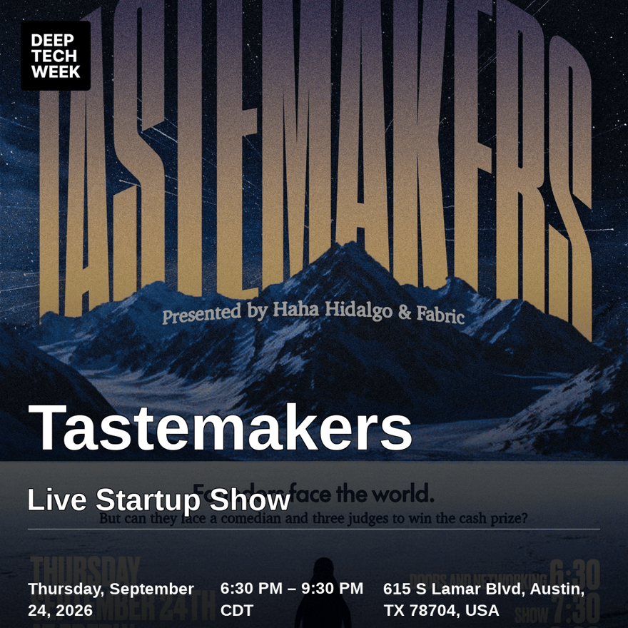 Tastemakers: Live Startup Show