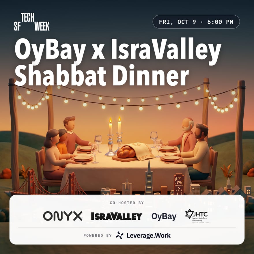 OyBay x IsraValley Shabbat Dinner