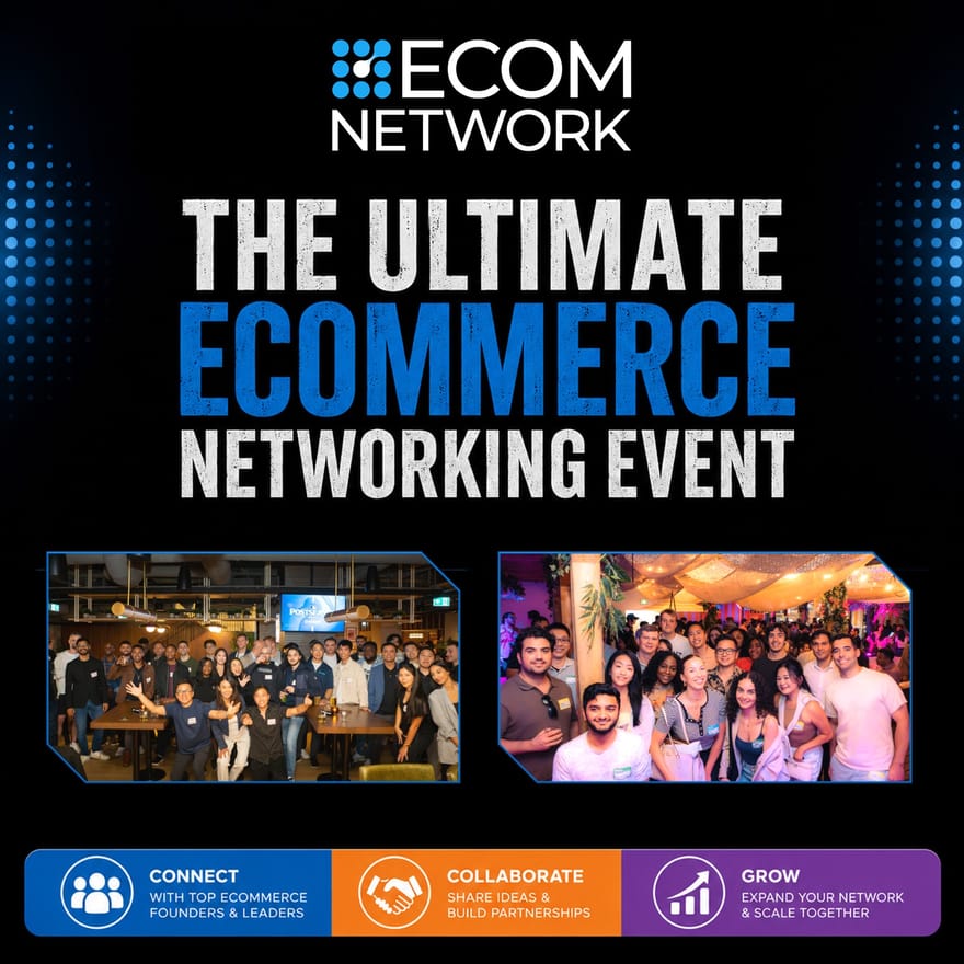 New York City’s Largest Ecommerce Networking Event – Entrepreneurs & Founders Social ✨🎉