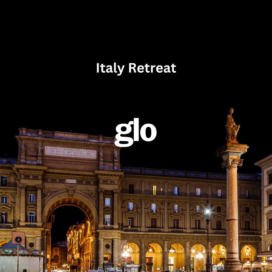 GLO Italy Retreat (10 people, 8 days, 2 cites)
