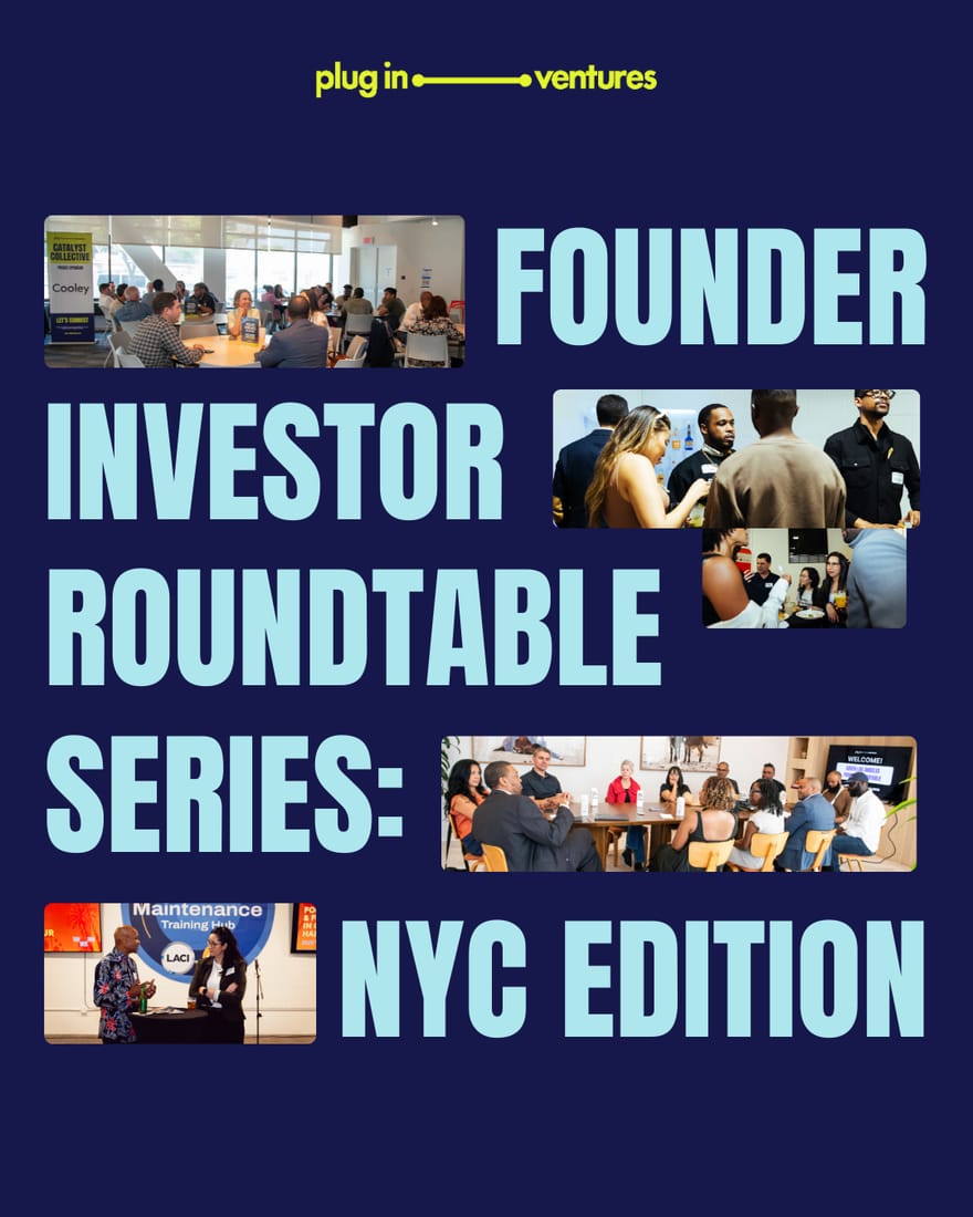 Founder and Investor Roundtable Series: NYC
