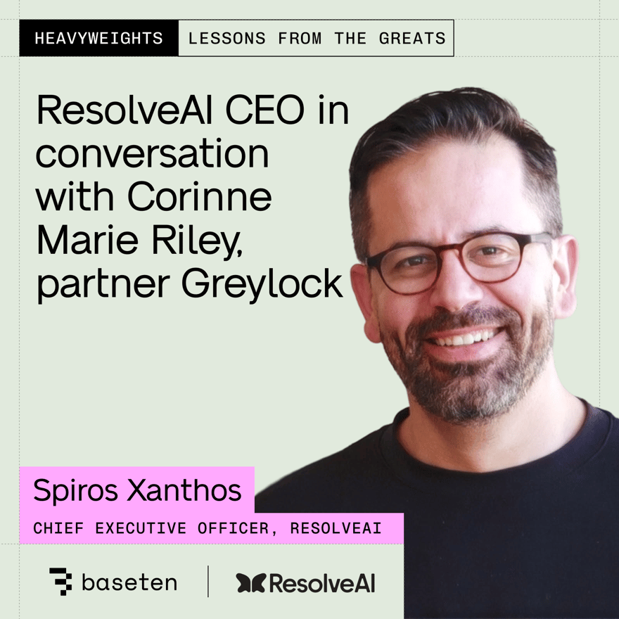 Spiros (CEO, ResolveAI) in conversation with Corinne Riley (Partner, Greylock) | Out-executing the labs in the SDLC