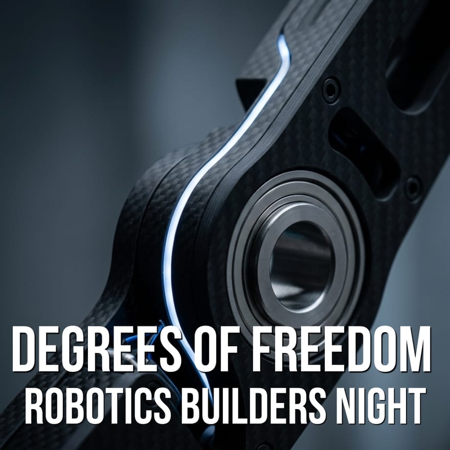 Degrees of Freedom: Robotics Builders Night @ Mission Robotics