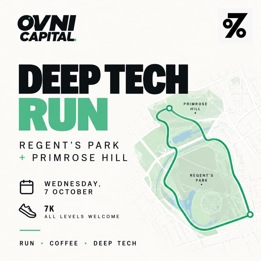 London Deep Tech Run @Regent's park + Hot Croissants.