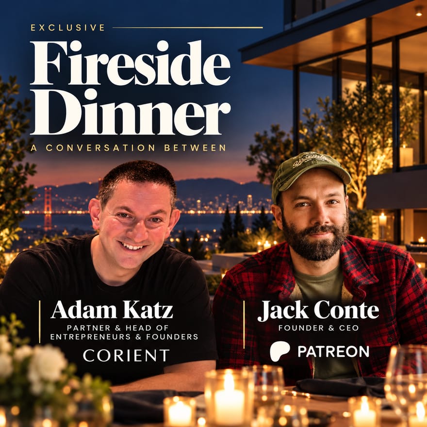 Fireside Dinner with Patreon CEO Jack Conte