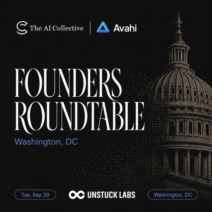 🧠 AI Founders Roundtable with The AI Collective DC x Avahi