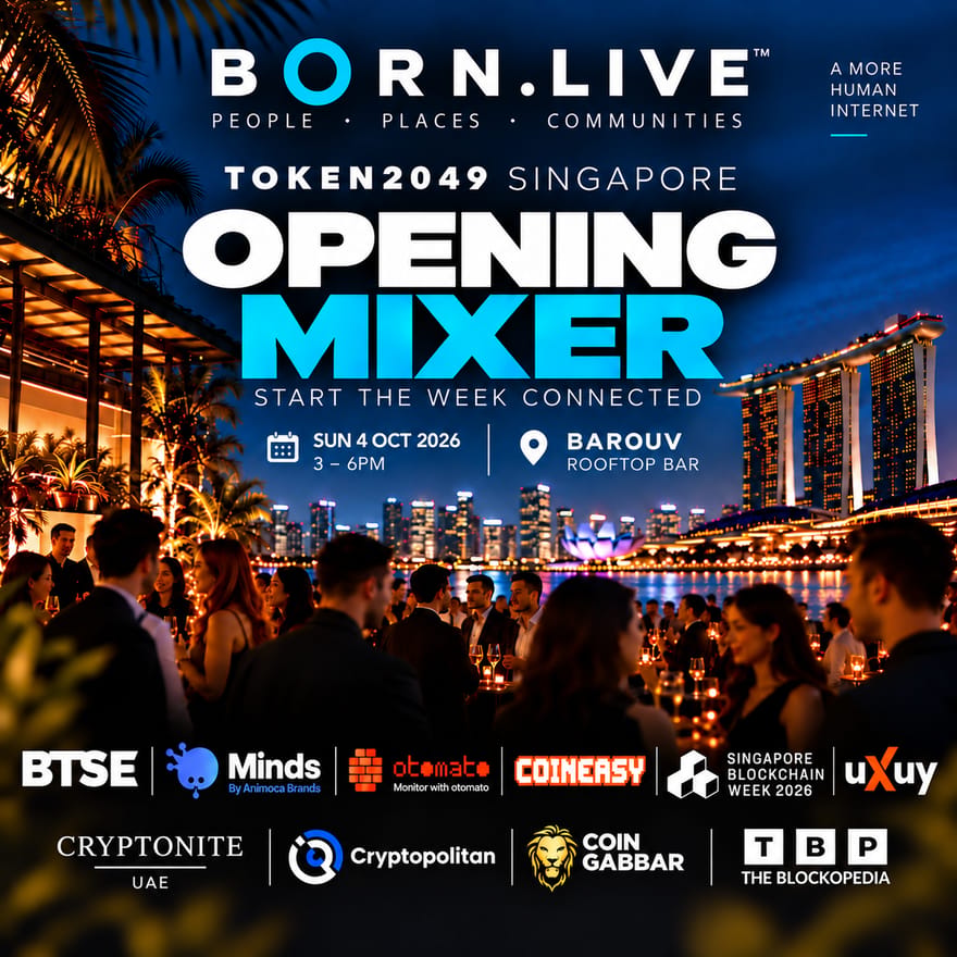 TOKEN2049 Singapore — Opening Mixer 🇸🇬