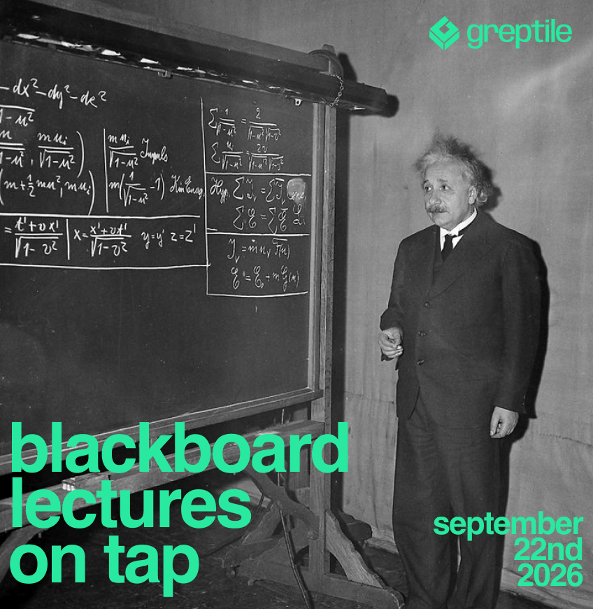 Blackboard Lectures on Tap