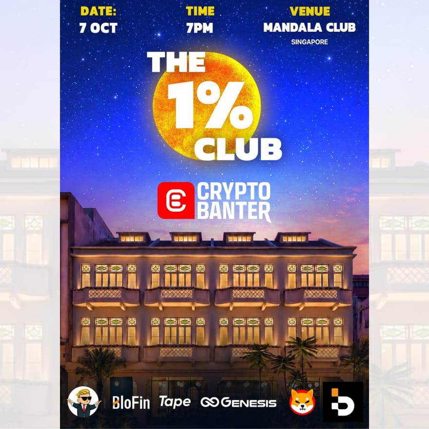 Crypto Banter Event Singapore - Powered by Tape